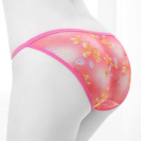 P393 - Celana Dalam Panties Thong Magenta Transparan Kupu-Kupu - Thumbnail 2