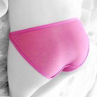 P414 - Celana Dalam Panties Thong Magenta Transparan Tiga Kupu-Kupu Tali 3 - Thumbnail 2