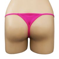 GS255 - Celana Dalam G-String Wanita Magenta Crotchless Pita Dobel - Thumbnail 2