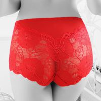 P451 - Celana Dalam Panties Brief Merah Transparan - Thumbnail 2