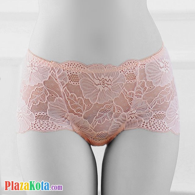 P452 - Celana Dalam Panties Brief Krem Transparan - Photo 1