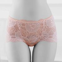 P452 - Celana Dalam Panties Brief Krem Transparan