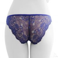 P461 - Celana Dalam Panties Thong Biru Transparan, Tali 2 Samping - Thumbnail 2