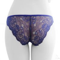 P461 - Celana Dalam Panties Thong Biru Transparan Tali 2 Samping - Thumbnail 2