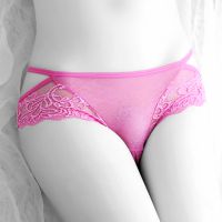 P486 - Celana Dalam Panties Hipster Magenta Transparan Kupu-Kupu - Thumbnail 2