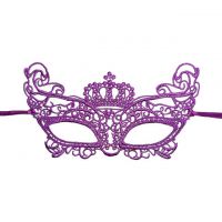 A032 - Mask Topeng Karnaval Penutup Mata King Crown Mahkota Raja Ungu