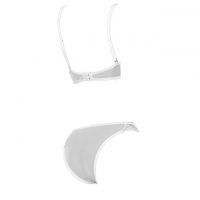 B307 - Bikini Bra Set Putih Transparan, Bra Kawat - Thumbnail 2