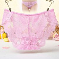 P510 - Celana Dalam Panties Hipster Bunga Pink Transparan
