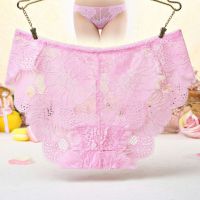 P510 - Celana Dalam Panties Hipster Bunga Pink Transparan