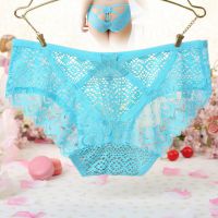 P515 - Celana Dalam Panties Hipster Sian Transparan Bunga Belakang