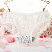 P520 - Celana Dalam Panties Hipster Putih Transparan, Bunga Belakang - Thumbnail 2