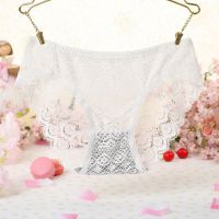 P529 - Celana Dalam Panties Hipster Putih Transparan