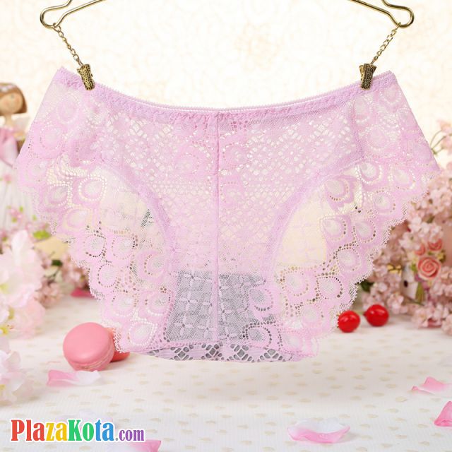 P530 - Celana Dalam Panties Hipster Pink Transparan - Photo 2
