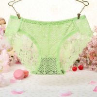 P532 - Celana Dalam Panties Hipster Hijau Transparan