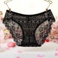 P534 - Celana Dalam Panties Hipster Hitam Transparan - Thumbnail 2