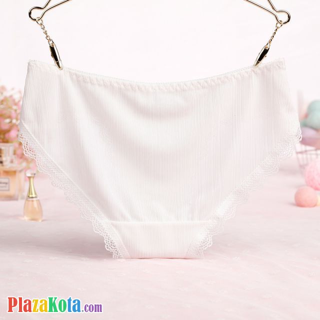 P536 - Celana Dalam Panties Hipster Putih Renda - Photo 2