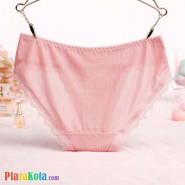 P537 - Celana Dalam Panties Hipster Pink, Renda - Photo 2