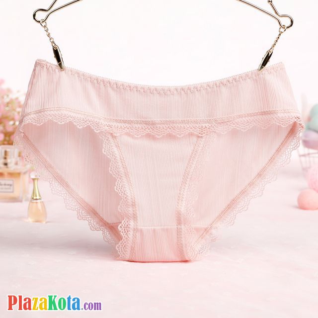 P539 - Celana Dalam Panties Hipster Krem Renda - Photo 1