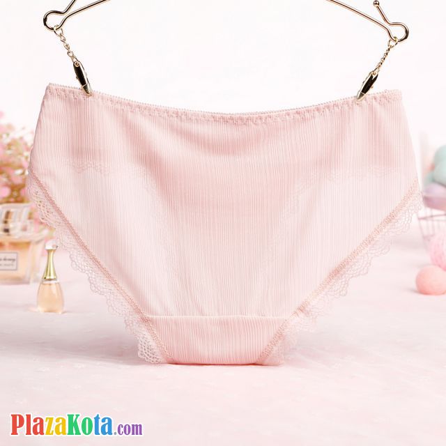 P539 - Celana Dalam Panties Hipster Krem, Renda - Photo 2