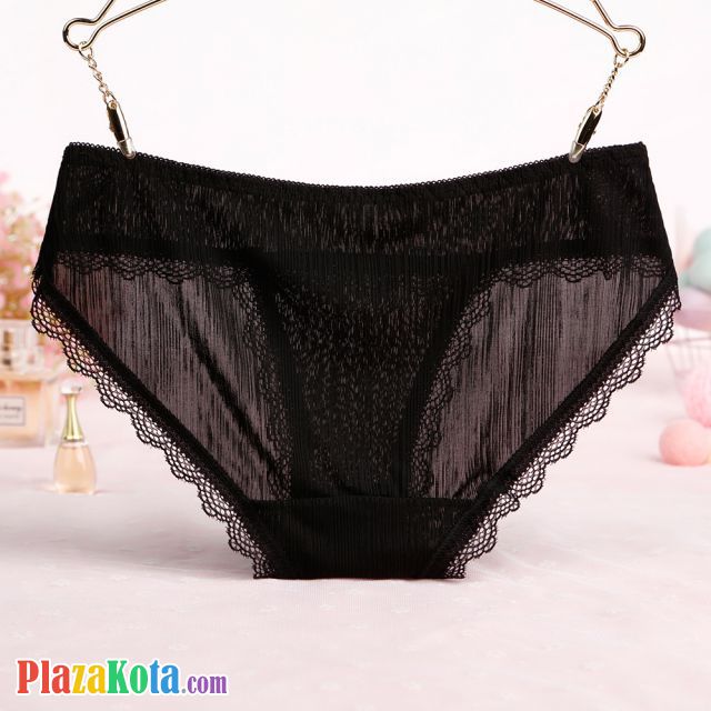 P541 - Celana Dalam Panties Hipster Hitam Renda - Photo 2