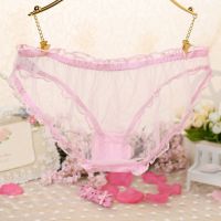 P551 - Celana Dalam Panties Hipster Pink Transparan - Thumbnail 2