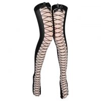 S042 - Stocking Sepaha Hitam Cross Transparan