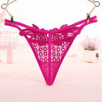 GS327 - Celana Dalam G-String Wanita T-Back Tali 2 Magenta - 2