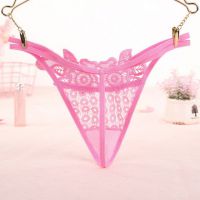 GS329 - Celana Dalam G-String Wanita T-Back Tali 2 Pink - 2