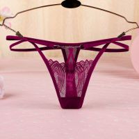 GS339 - Celana Dalam G-String Wanita Tali 2 Marun