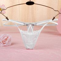 GS340 - Celana Dalam G-String Wanita Tali 2 Putih