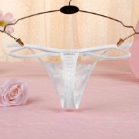 GS340 - Celana Dalam G-String Wanita Tali 2 Putih - 2