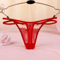 GS342 - Celana Dalam G-String Wanita Tali 2 Merah - 2