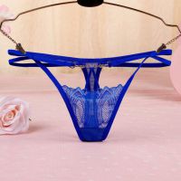 GS343 - Celana Dalam G-String Wanita Tali 2 Biru