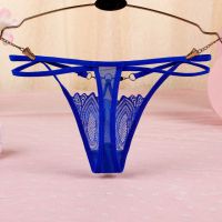 GS343 - Celana Dalam G-String Wanita Tali 2 Biru - Thumbnail 2