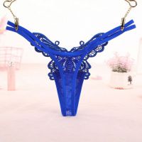 GS354 - Celana Dalam G-String Wanita Kupu-Kupu Tali 2 Biru - Thumbnail 2