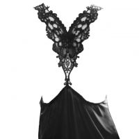 L1250 - Lingerie Nightgown Hitam Transparan - 2