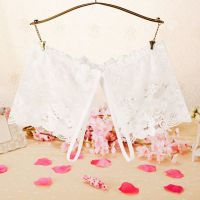 P589 - Celana Dalam Panties Boyshort Putih Transparan Crotchless - Thumbnail 2