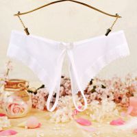 P598 - Celana Dalam Panties Hipster Putih Transparan, Crotchless