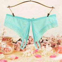 P602 - Celana Dalam Panties Hipster Hijau Transparan Crotchless - Thumbnail 2