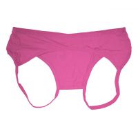 P606 - Celana Dalam Panties Hipster Magenta Crotchless Terbuka Belakang - 2