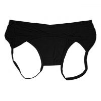 P610 - Celana Dalam Panties Hipster Hitam Crotchless Terbuka Belakang - Thumbnail 2