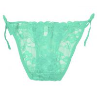 P614 - Celana Dalam Panties Thong Hijau Transparan Ikat Samping - Thumbnail 2