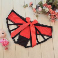 P619 - Celana Dalam Panties Hipster Merah Pita Terbuka Belakang