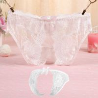 P638 - Celana Dalam Panties Hipster Putih Transparan Terbuka Belakang