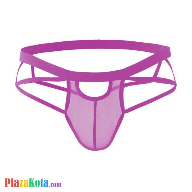 GP078 - Celana Dalam G-String Pria Ungu Transparan - Photo 2