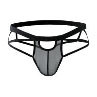 GP080 - Celana Dalam G-String Pria Hitam Transparan - Thumbnail 2