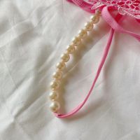 GS375 - Celana Dalam G-String Mutiara Crotchless Magenta Bordir Bunga - Thumbnail 2
