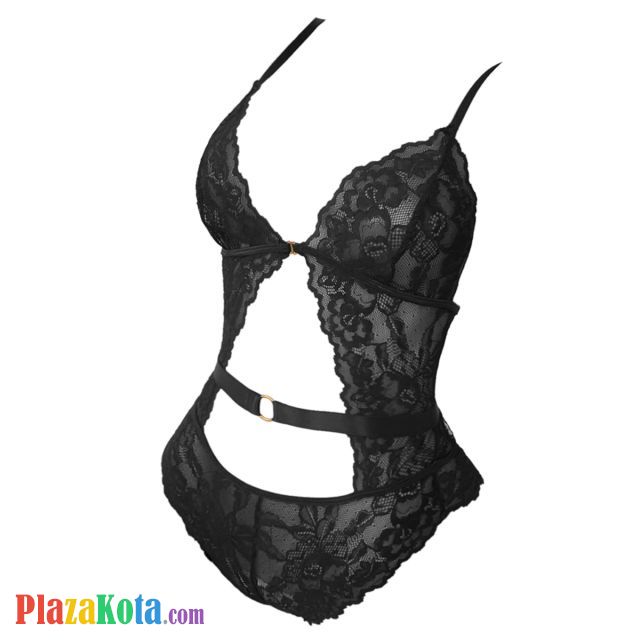 L1340 - Baju Tidur Dinas Malam Wanita Lingerie Teddy Bodysuit Seksi Hitam Transparan Ikat Pinggang Karet - Photo 1 L1340 - Baju Tidur Dinas Malam Wanita Lingerie Teddy Bodysuit Seksi Hitam Transparan Ikat Pinggang Karet - Photo 1
