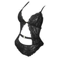 L1340 - Baju Tidur Dinas Malam Wanita Lingerie Teddy Bodysuit Seksi Hitam Transparan Ikat Pinggang Karet - Thumbnail 1 L1340 - Baju Tidur Dinas Malam Wanita Lingerie Teddy Bodysuit Seksi Hitam Transparan Ikat Pinggang Karet - Thumbnail 1