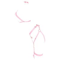 B379 - Pakaian Dalam Wanita Bra Set Bralette Seksi Halter Open Cup Pink Crotchless Gelang Wristband - Thumbnail 2 B379 - Pakaian Dalam Wanita Bra Set Bralette Seksi Halter Open Cup Pink Crotchless Gelang Wristband - Thumbnail 2